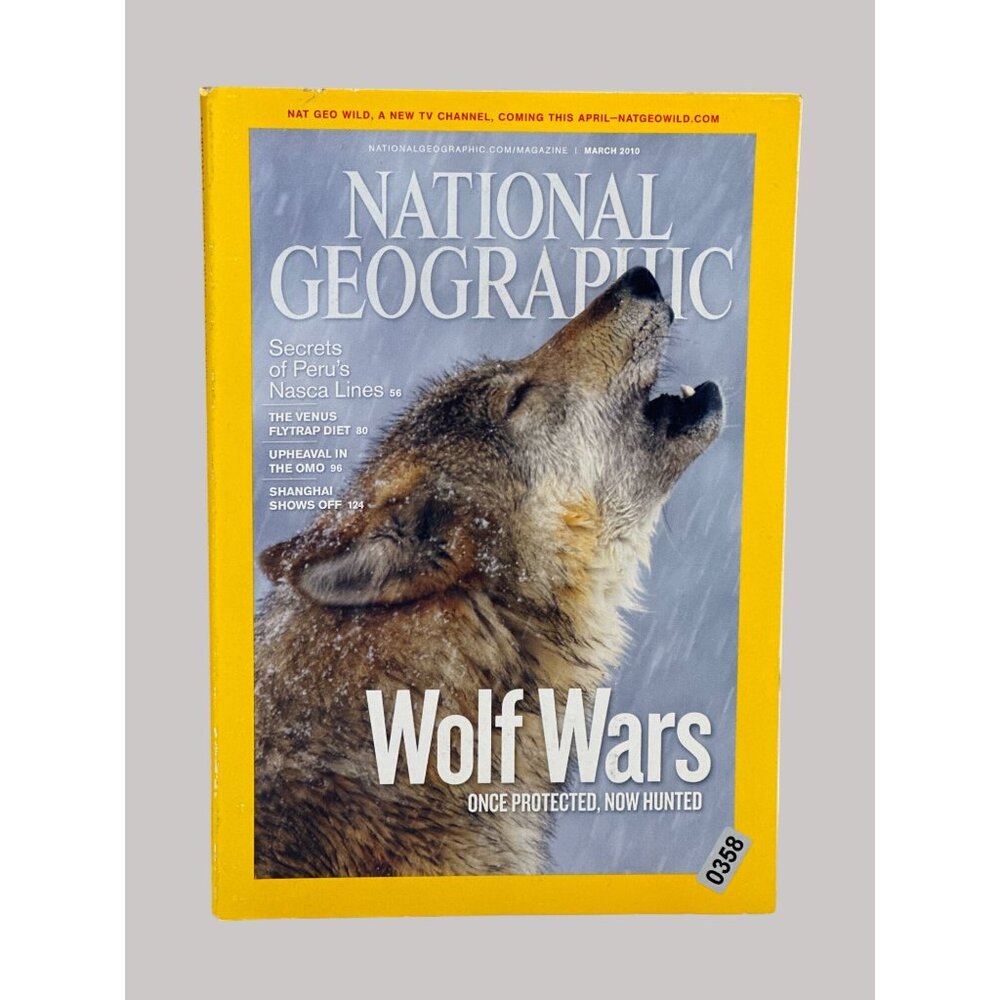 National Geographic March 2010 Issue: Wolf Wars